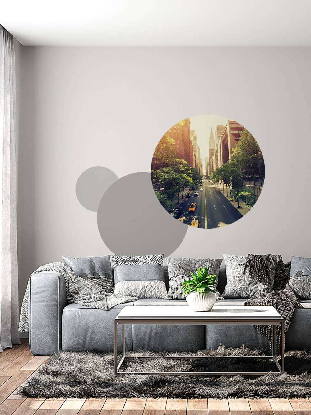 Motorway through a city