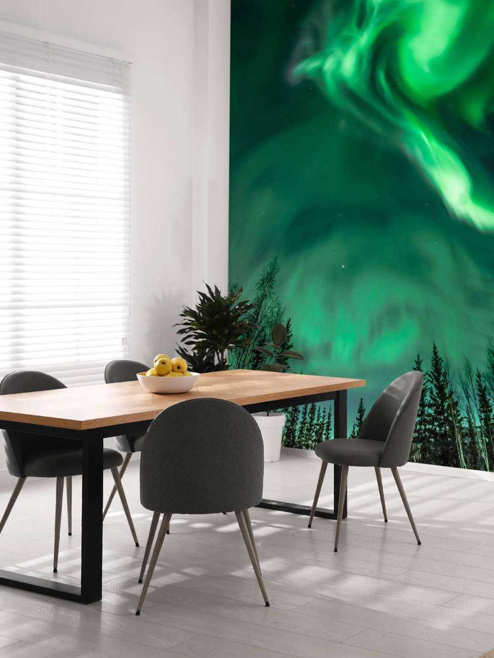 Spiral northern lights