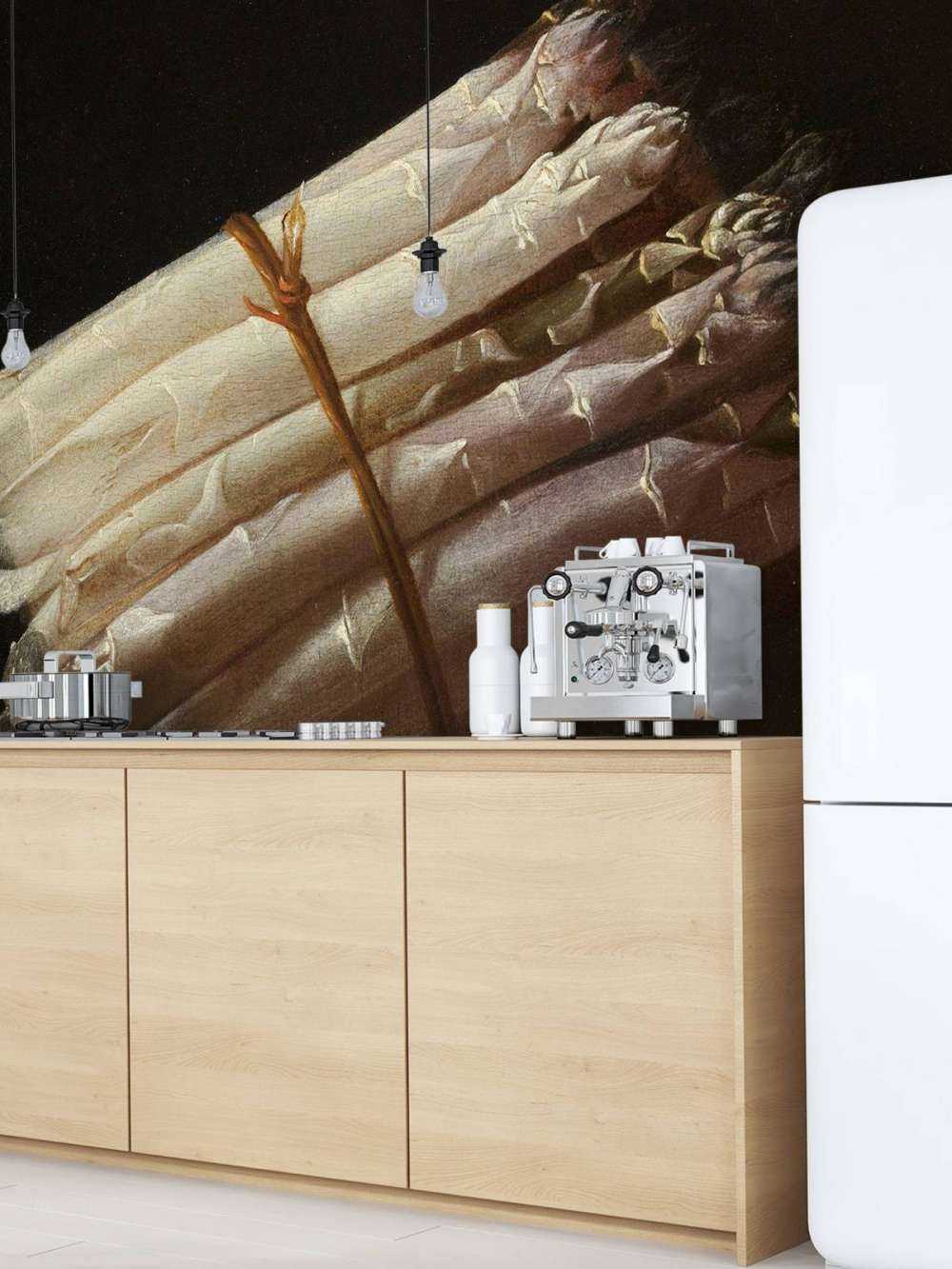 Still life with asparagus