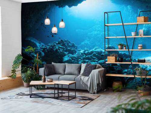 Cave under water