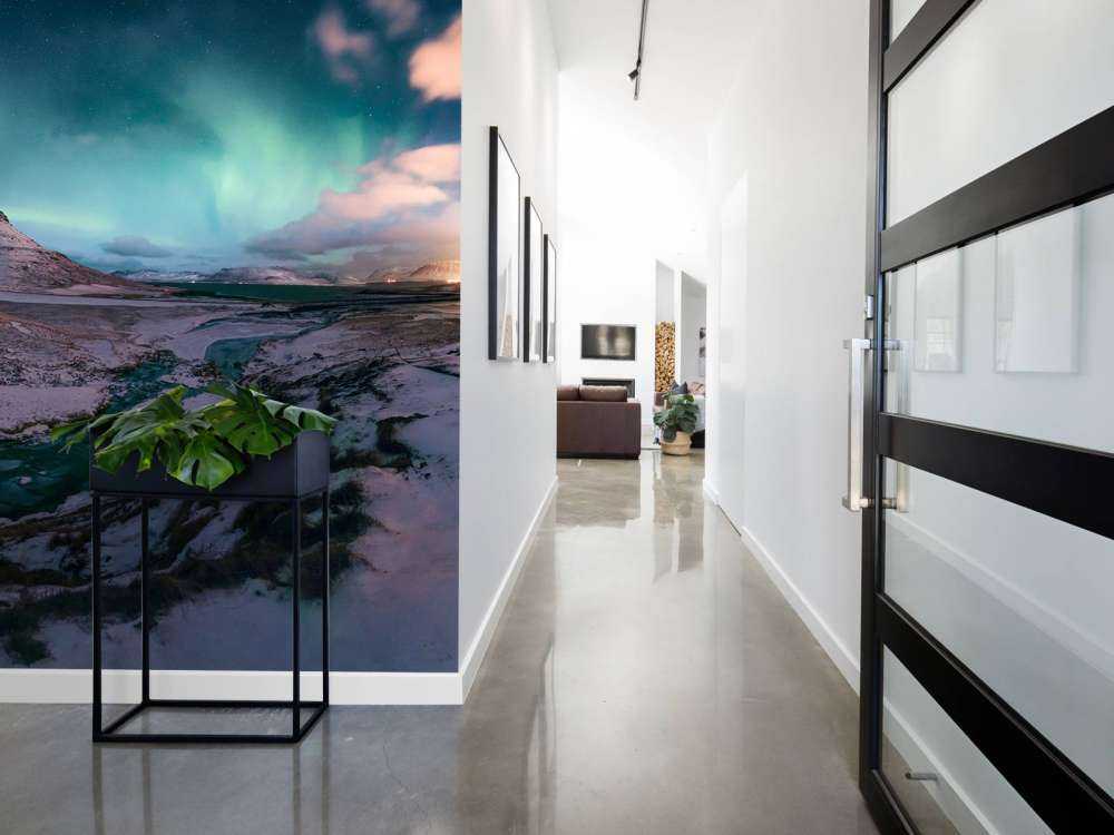 Kirkjufell with northern lights