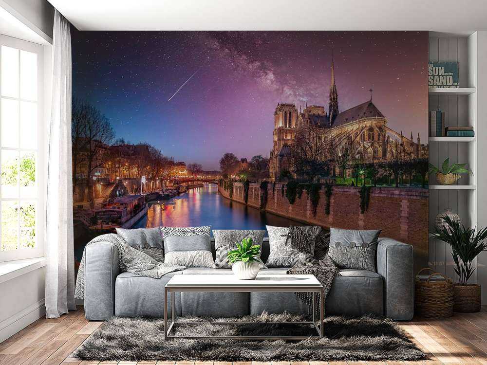 Paris in the evening