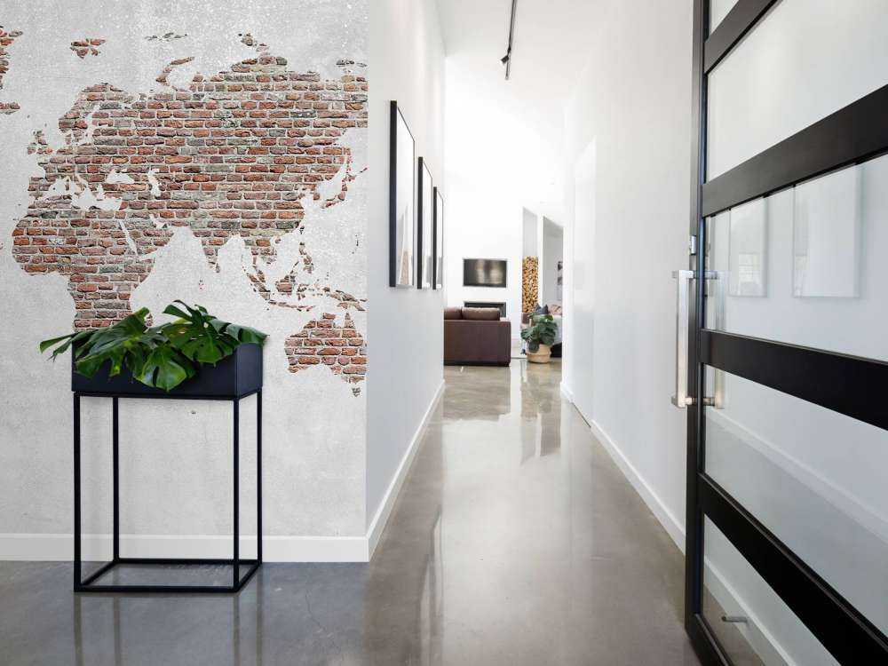 World map stones