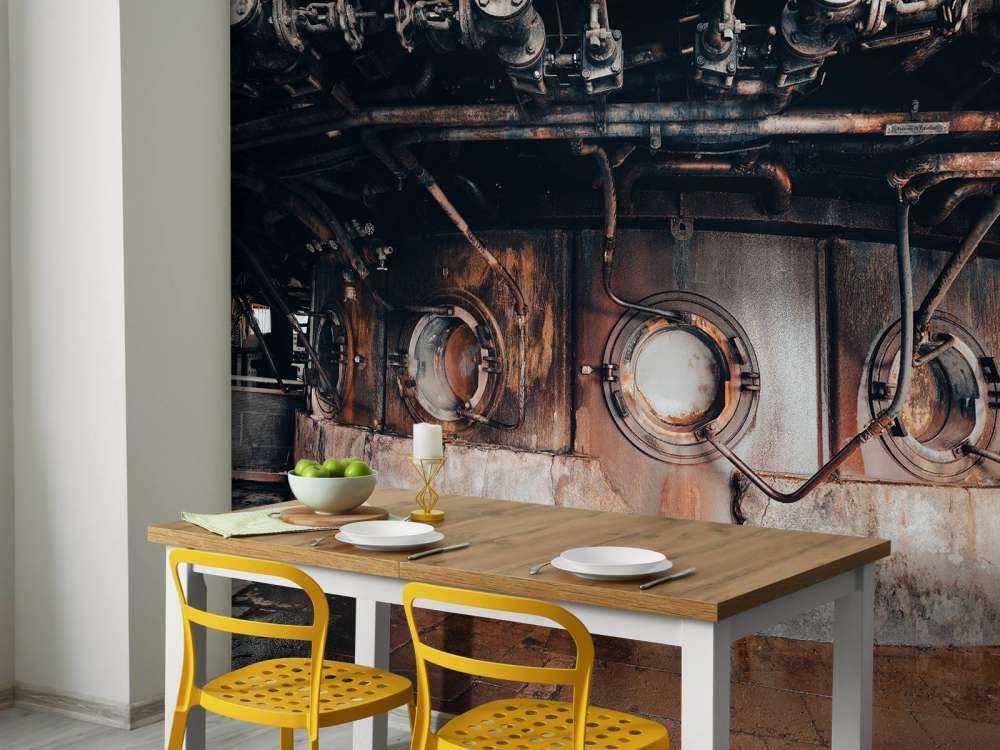 Old industrial furnace