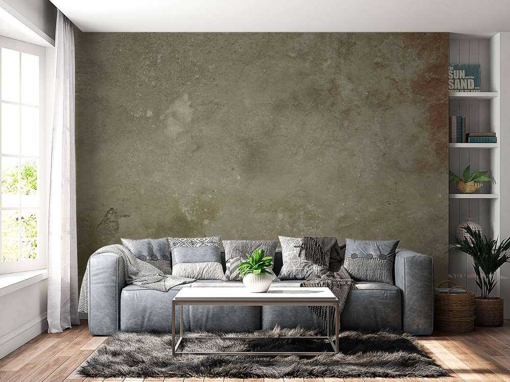 Old wall with weathered stucco