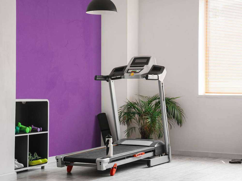 Violet purple concrete