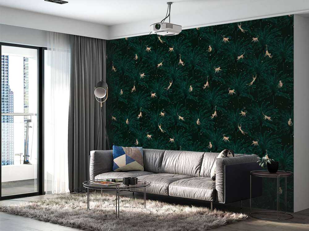 Tropical monkeys - green