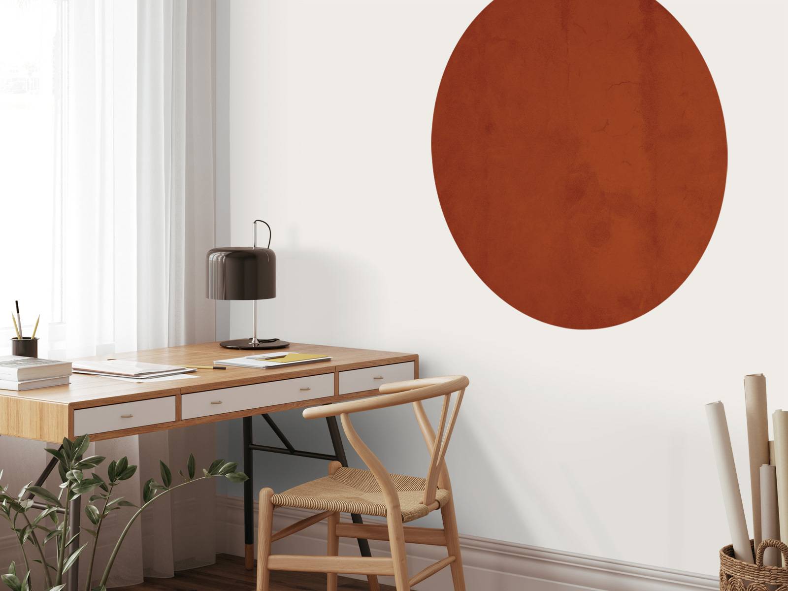 Liver red concrete