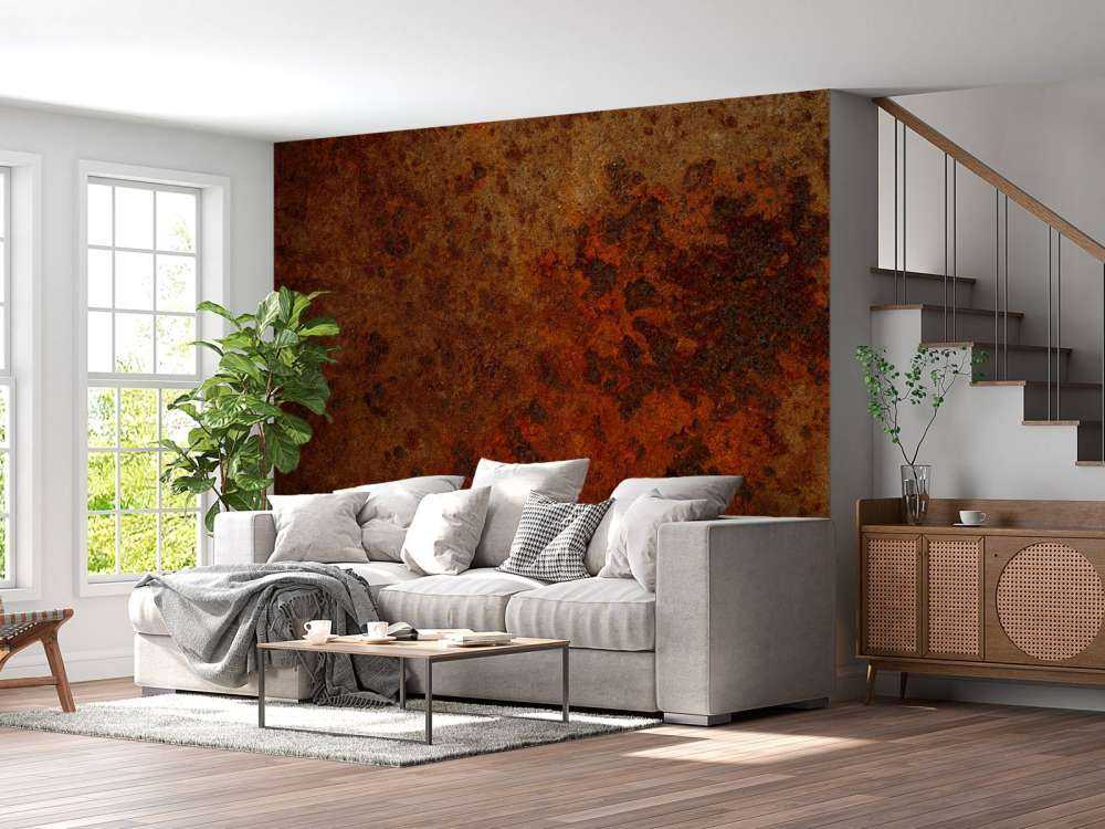 Rust coloured structure