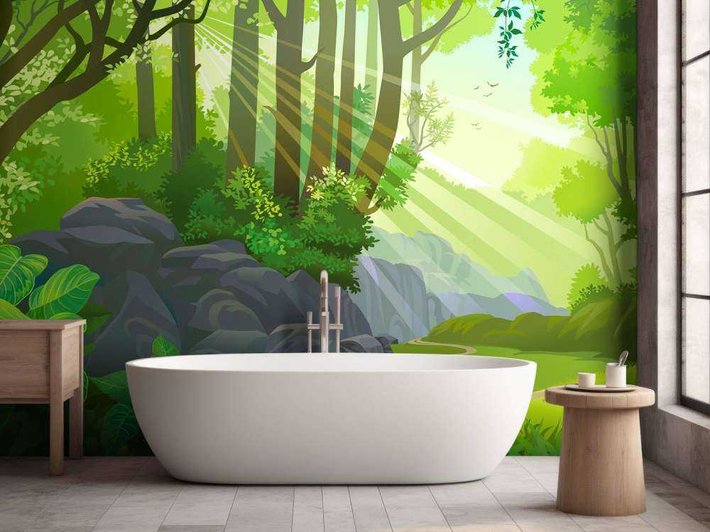 Sunlight in the jungle