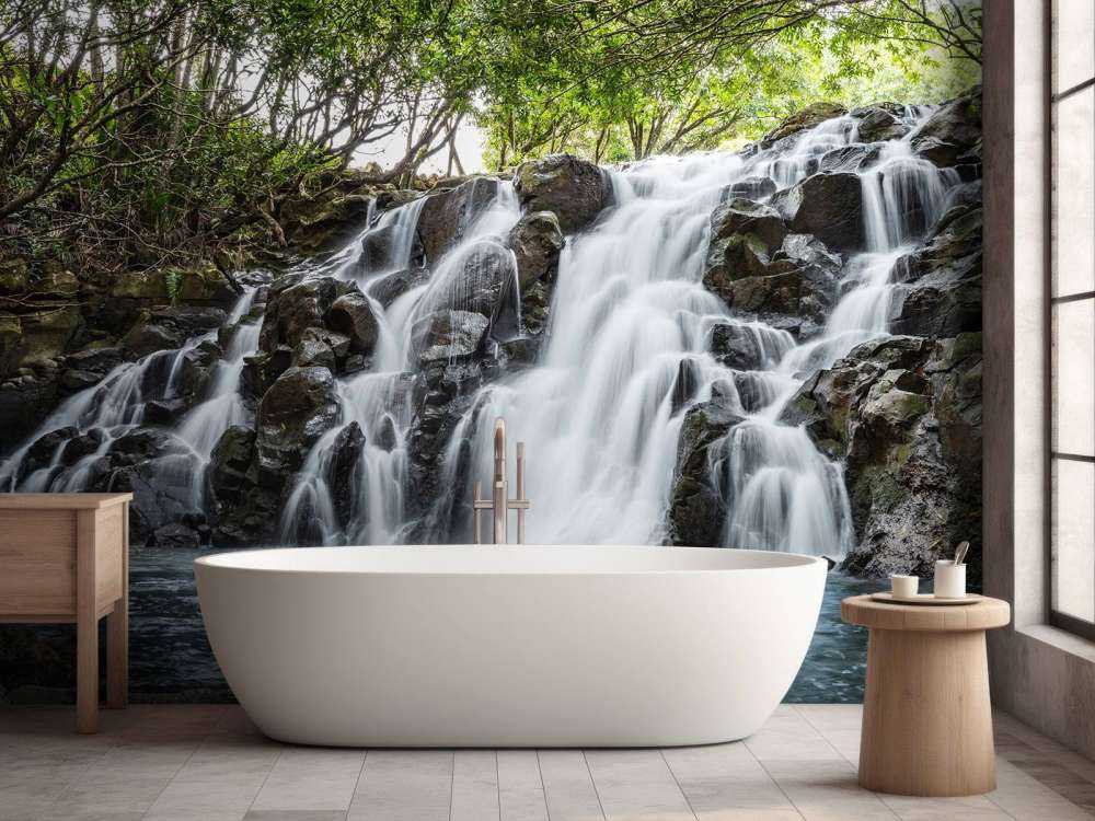 Waterfall in Mauritius