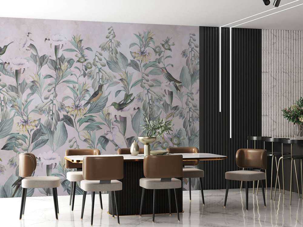 Ethereal Birdsong Blossom - Muted Elegance