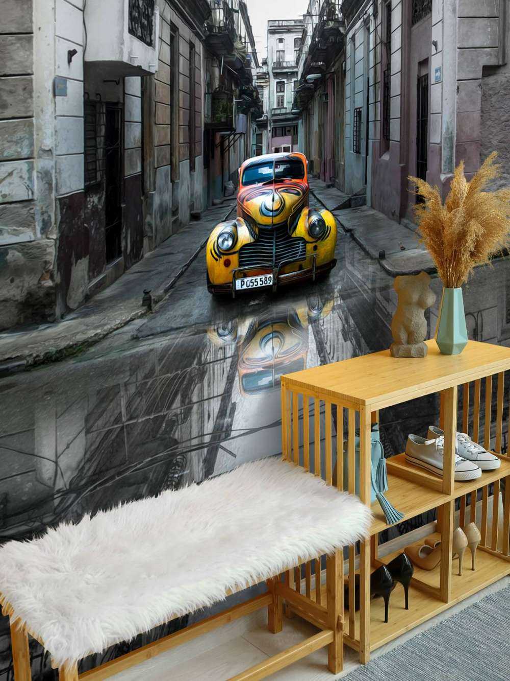 Classic old car in Havana, Cuba