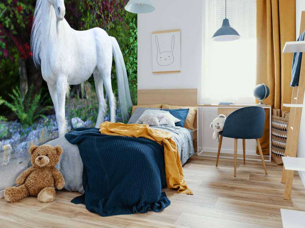 Unicorn in the river