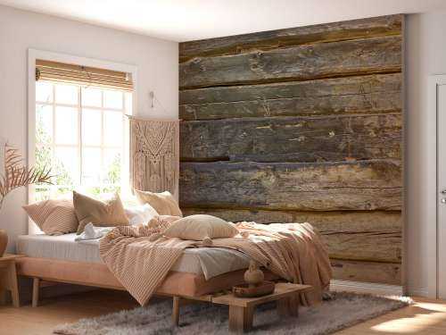 Burnt blue wood
