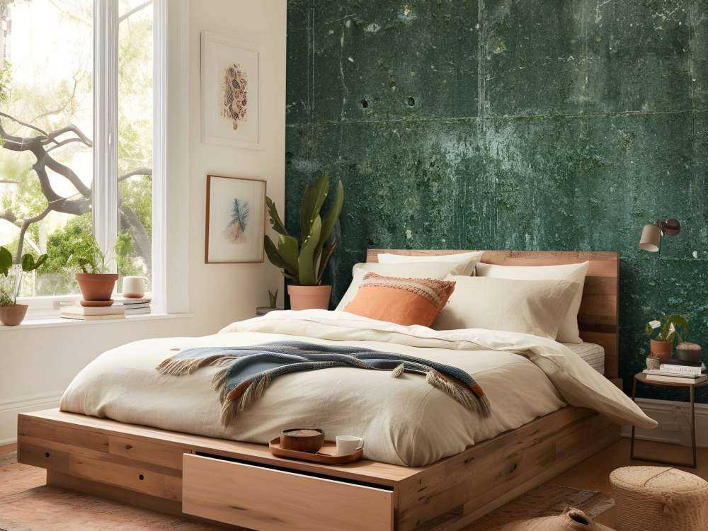 Green concrete look