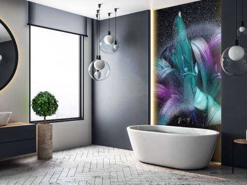 Neon flowers