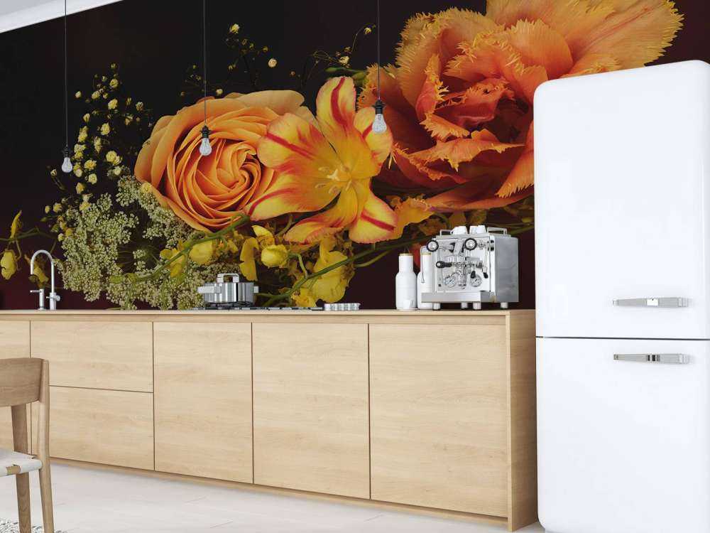 Compound floral garland