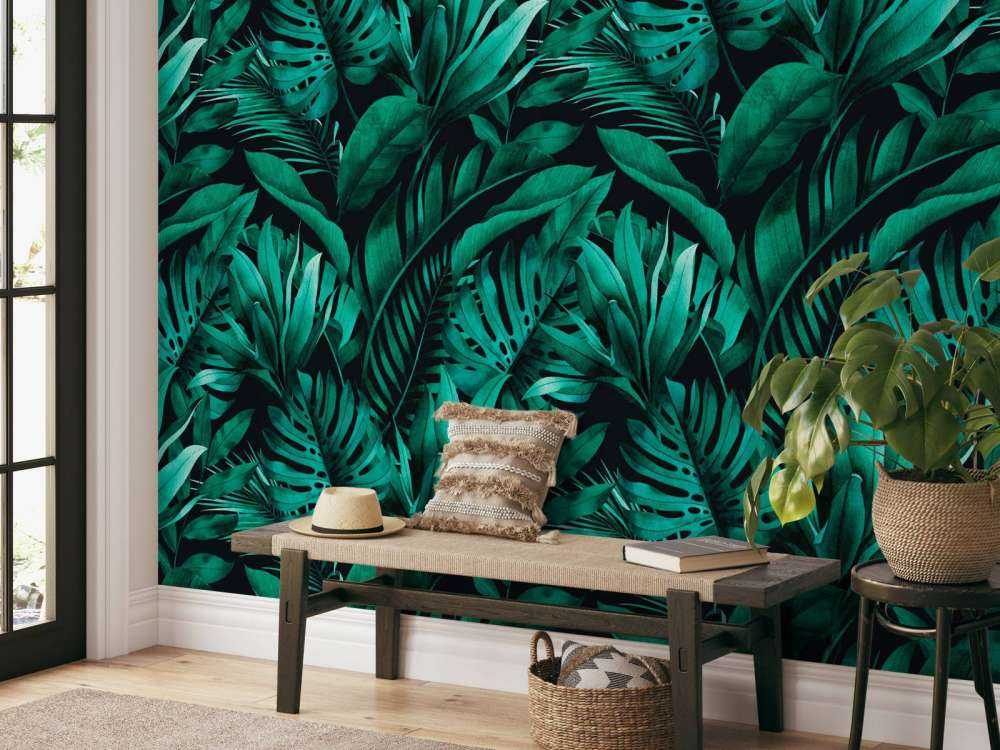 Various green leaves