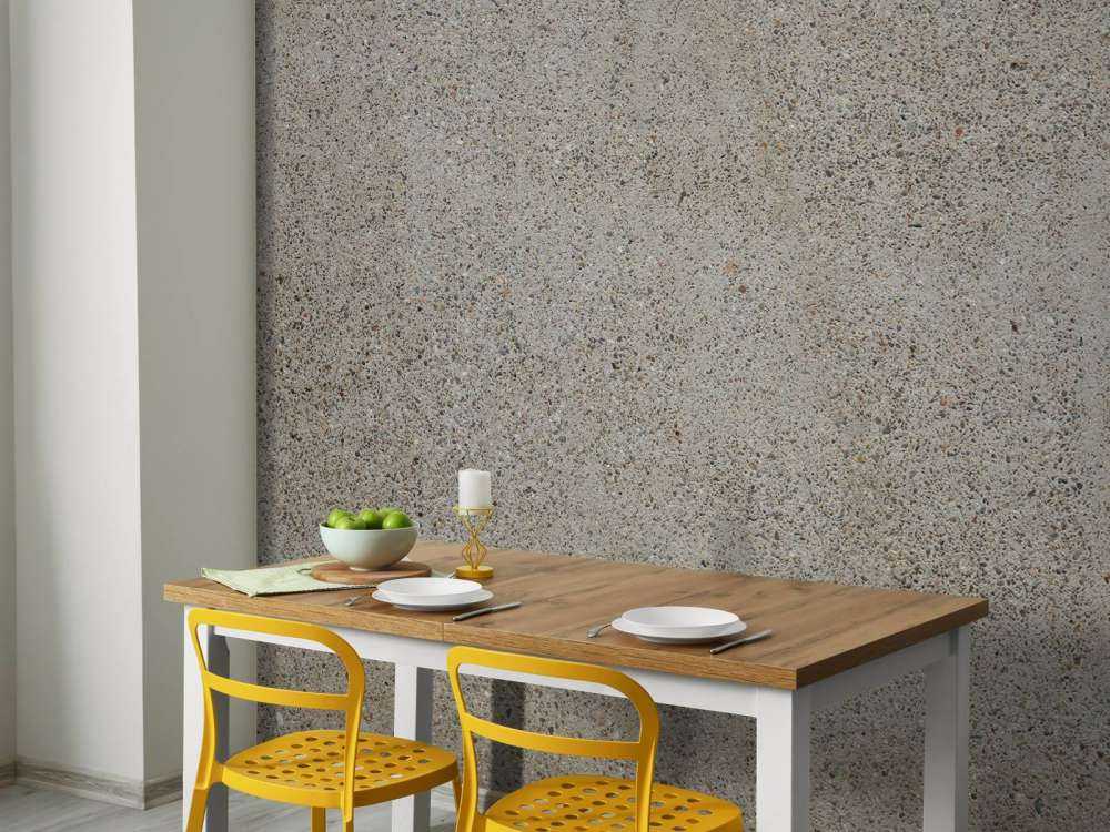 Concrete with coarse stones