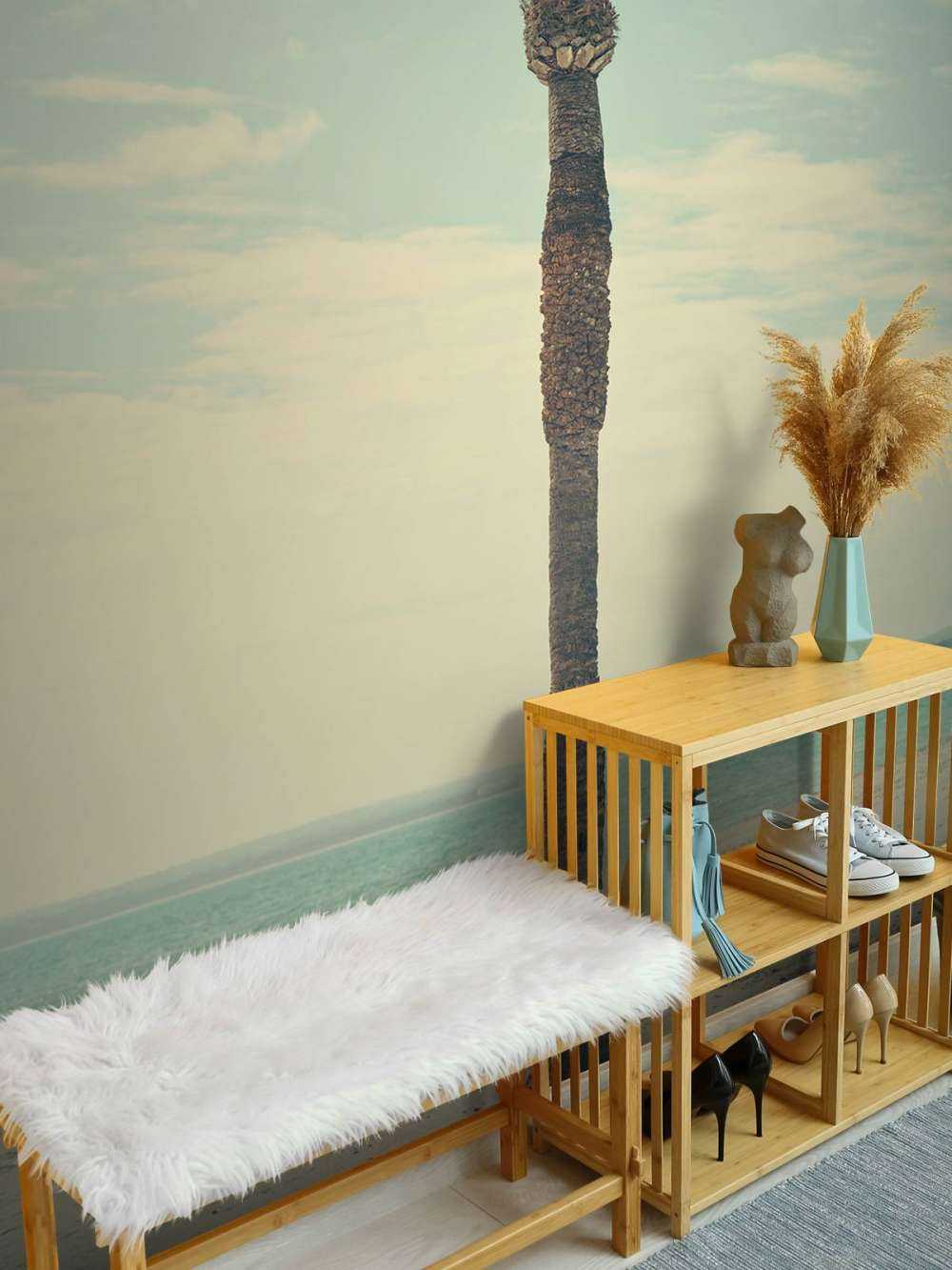 Vintage palm tree