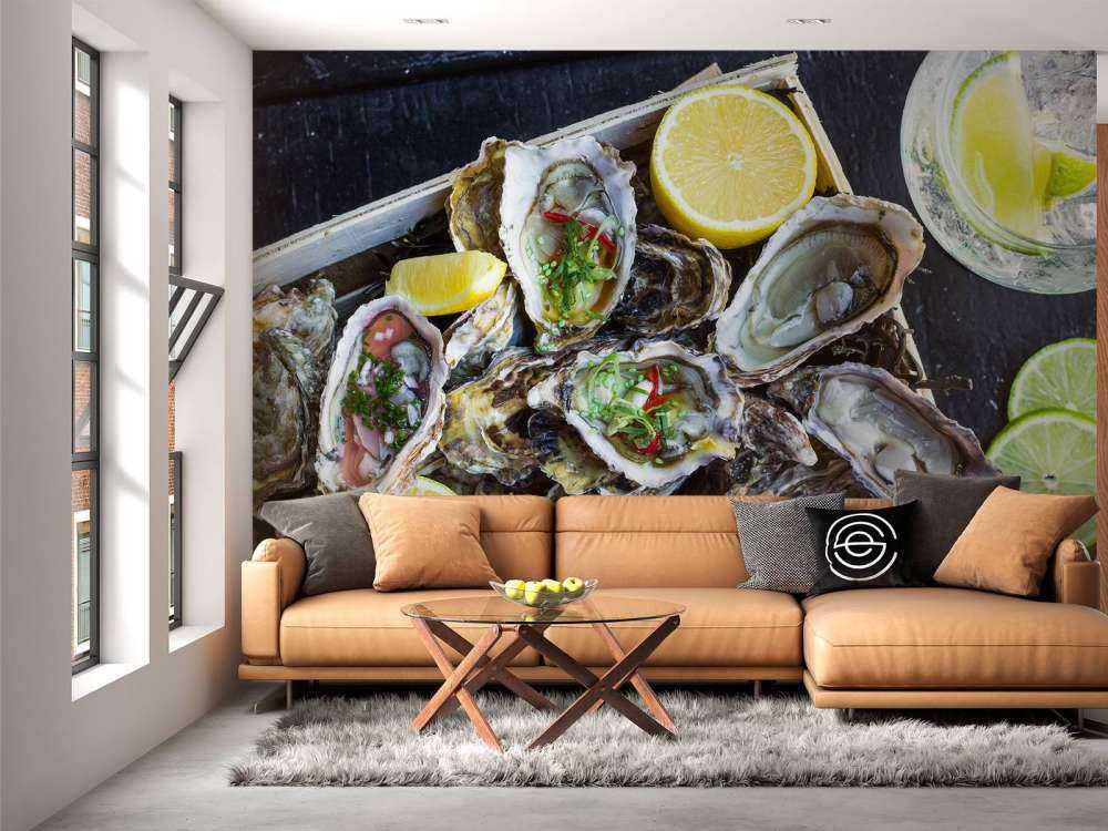 Bowl full of oysters