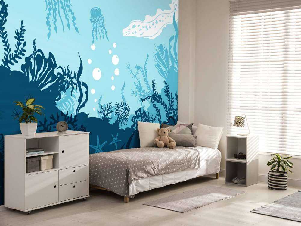 Blue underwater world