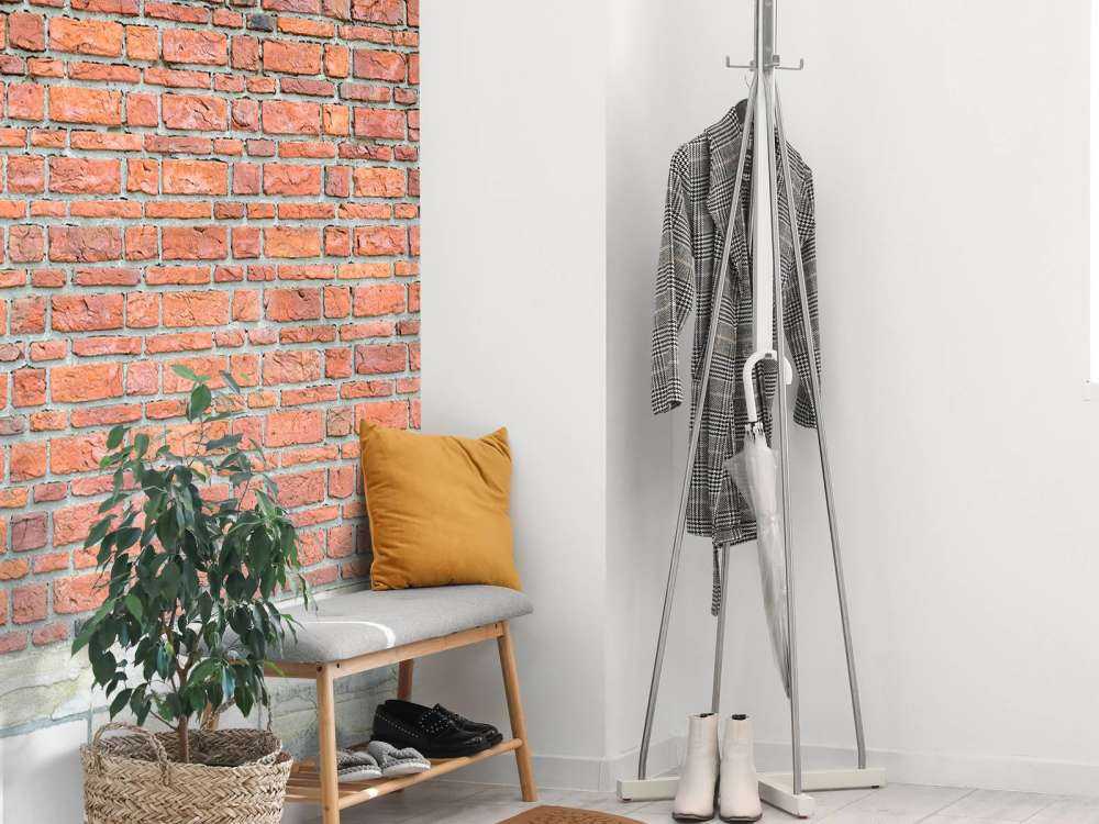 Bricks with old concrete 