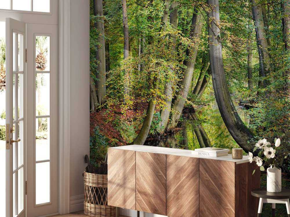 Reflection of bent trees