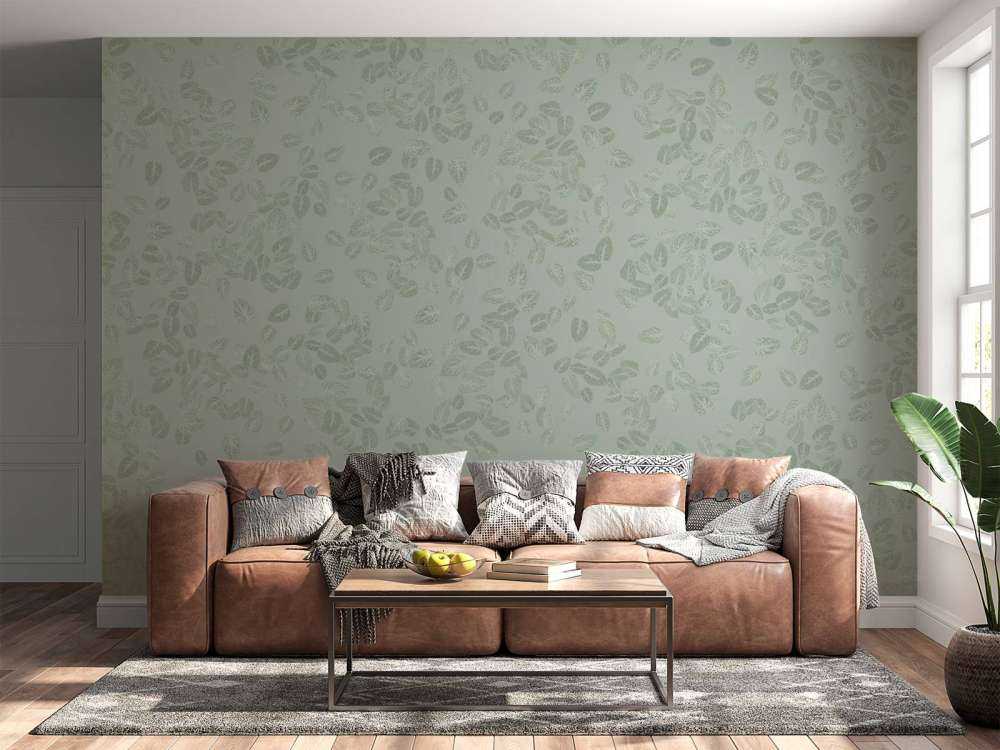 Small leaves on grey green