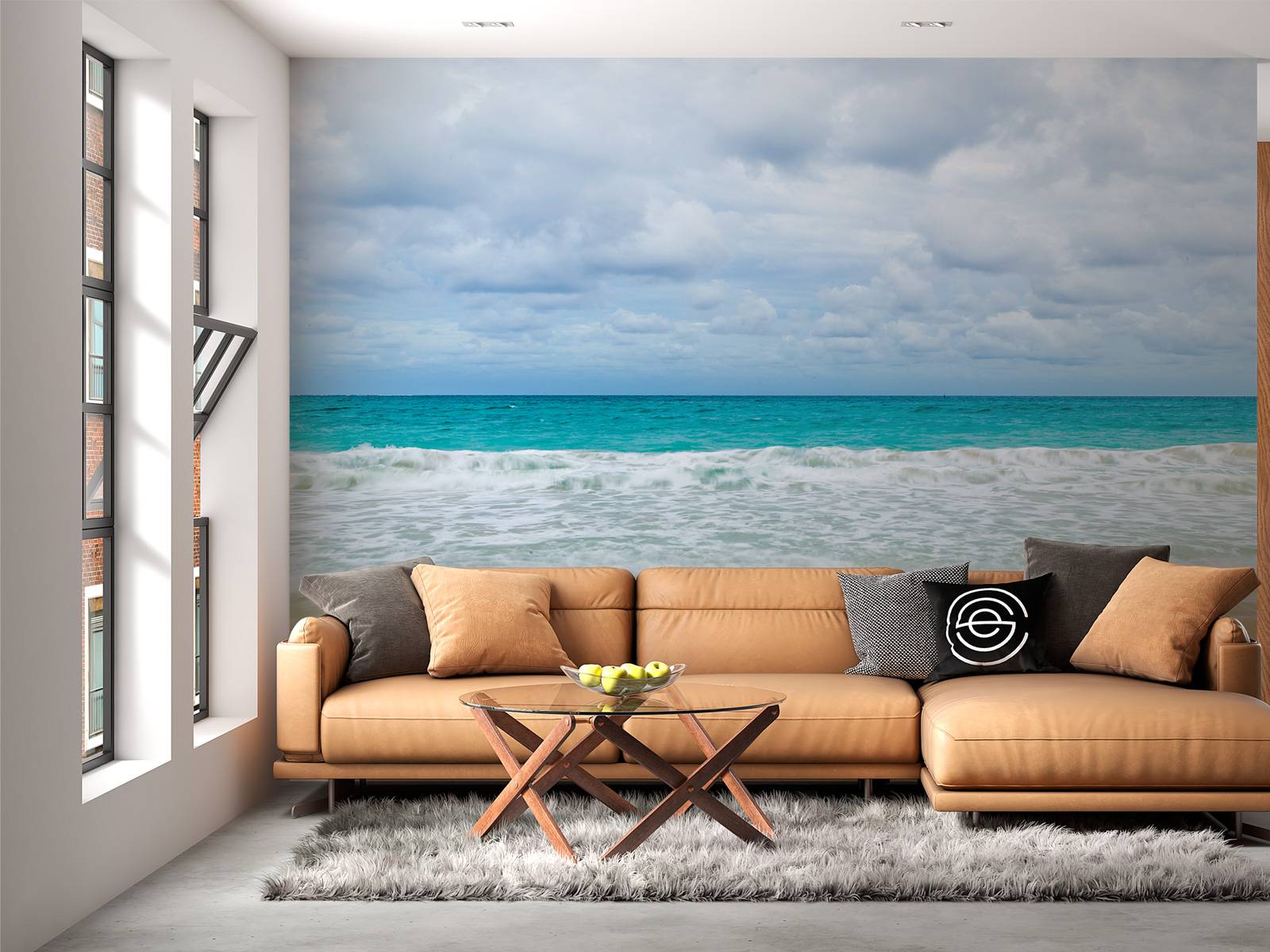 Wavy sea
