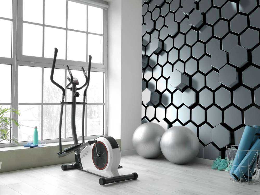 Hexagonal metal plate