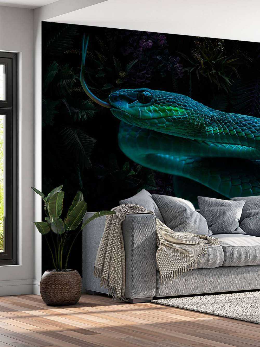 Jungle Snake Portrait