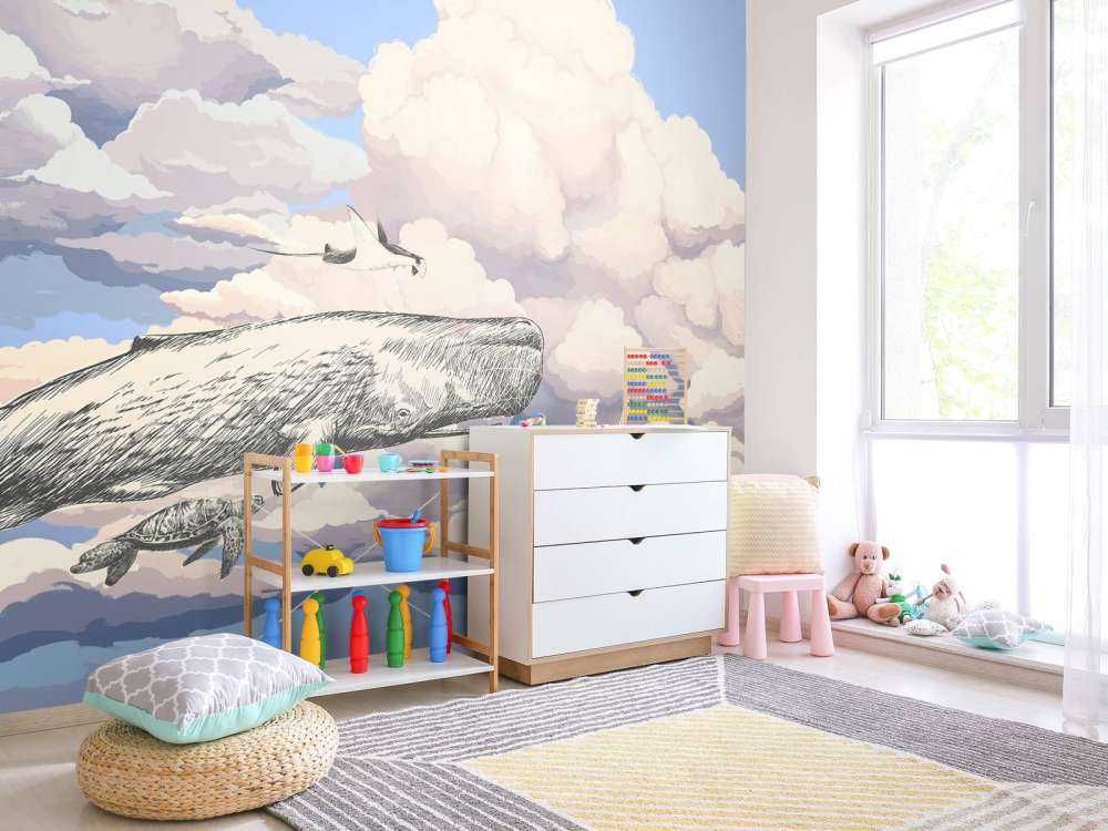 Whale with his friends