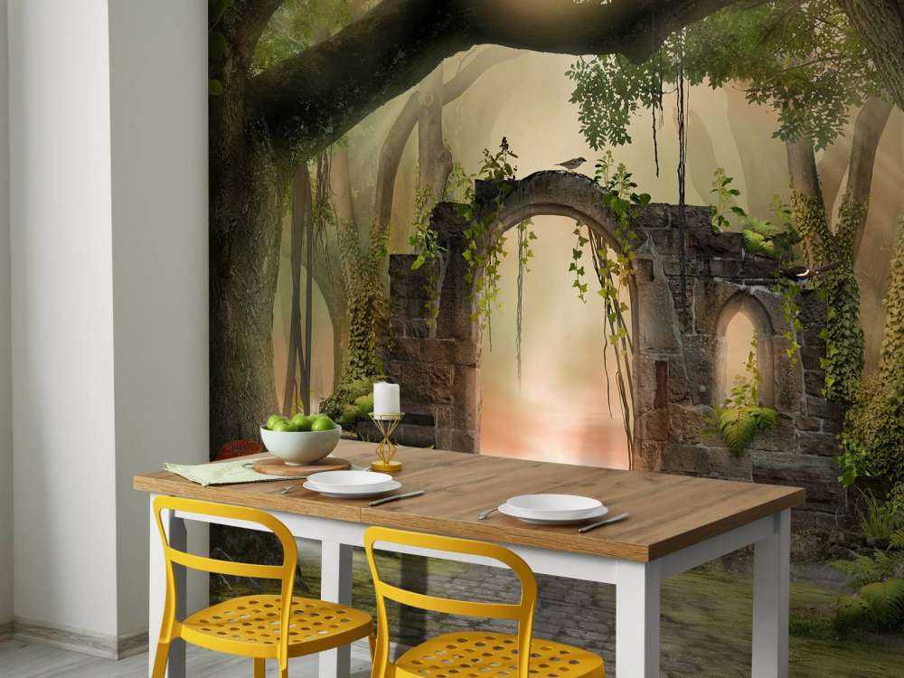 Abandoned fairytale forest