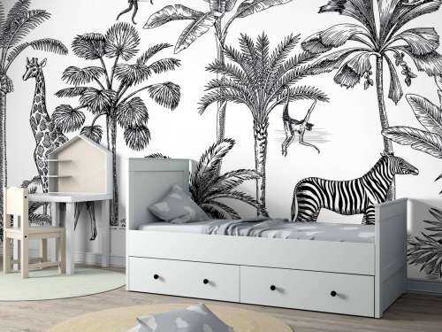 Tropical animal jungle