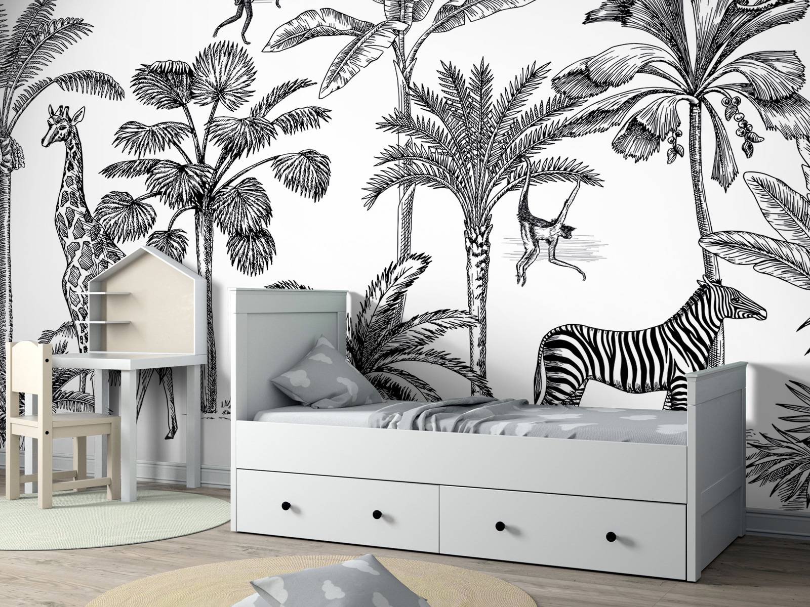 Tropical animal jungle