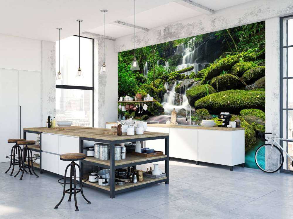 Waterfall in a jungle