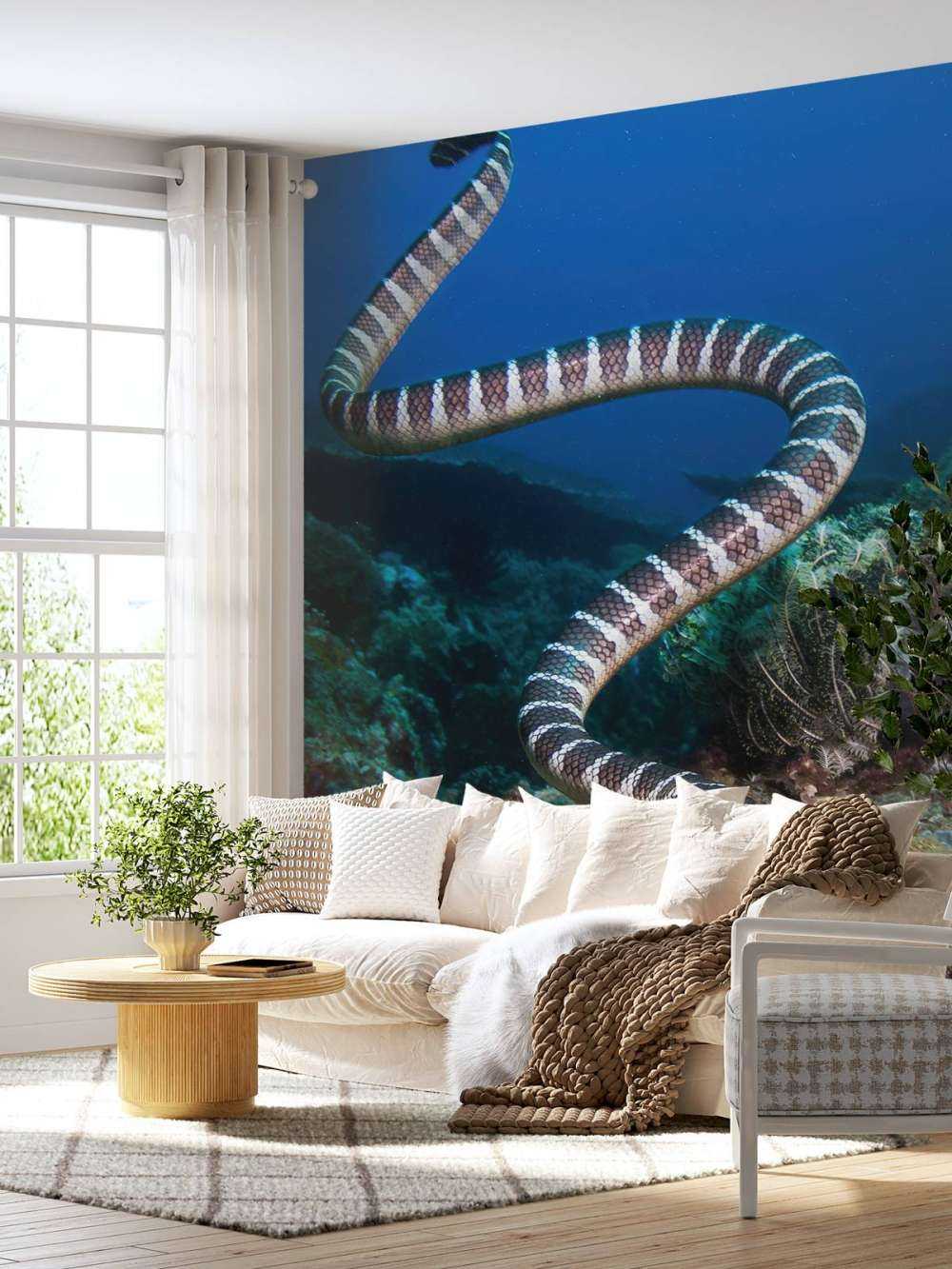 Striped sea serpent