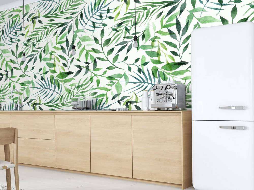 Cheerful pattern, green