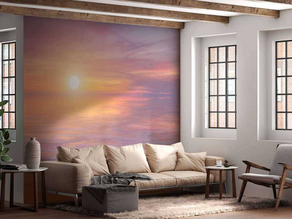 Lilac sunset