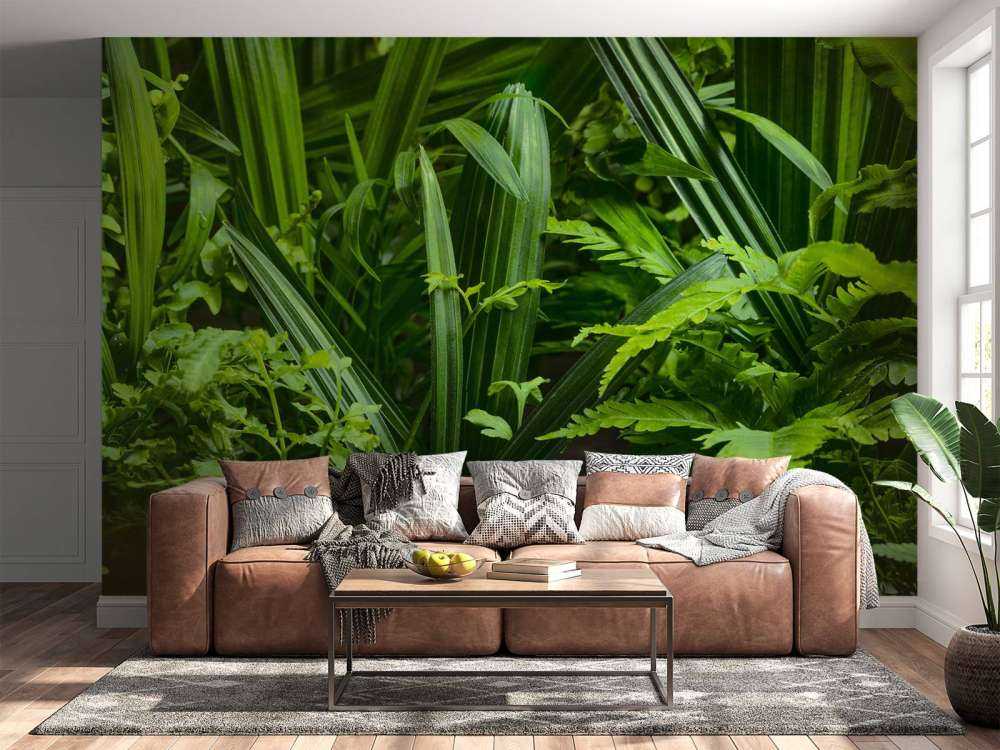 Panorama with plants