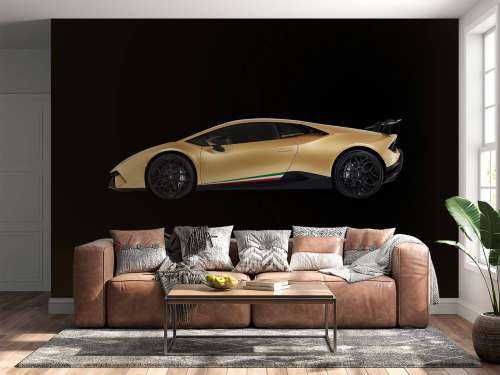 Lamborghini Huracán - Side, black