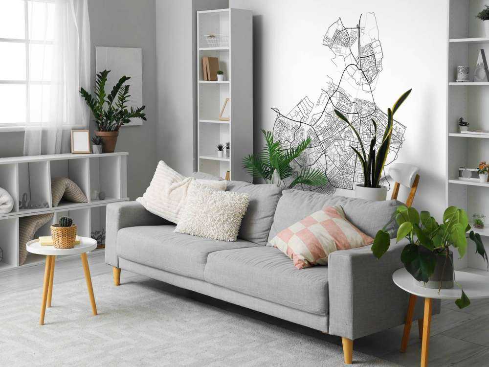 Map of Nijmegen, white