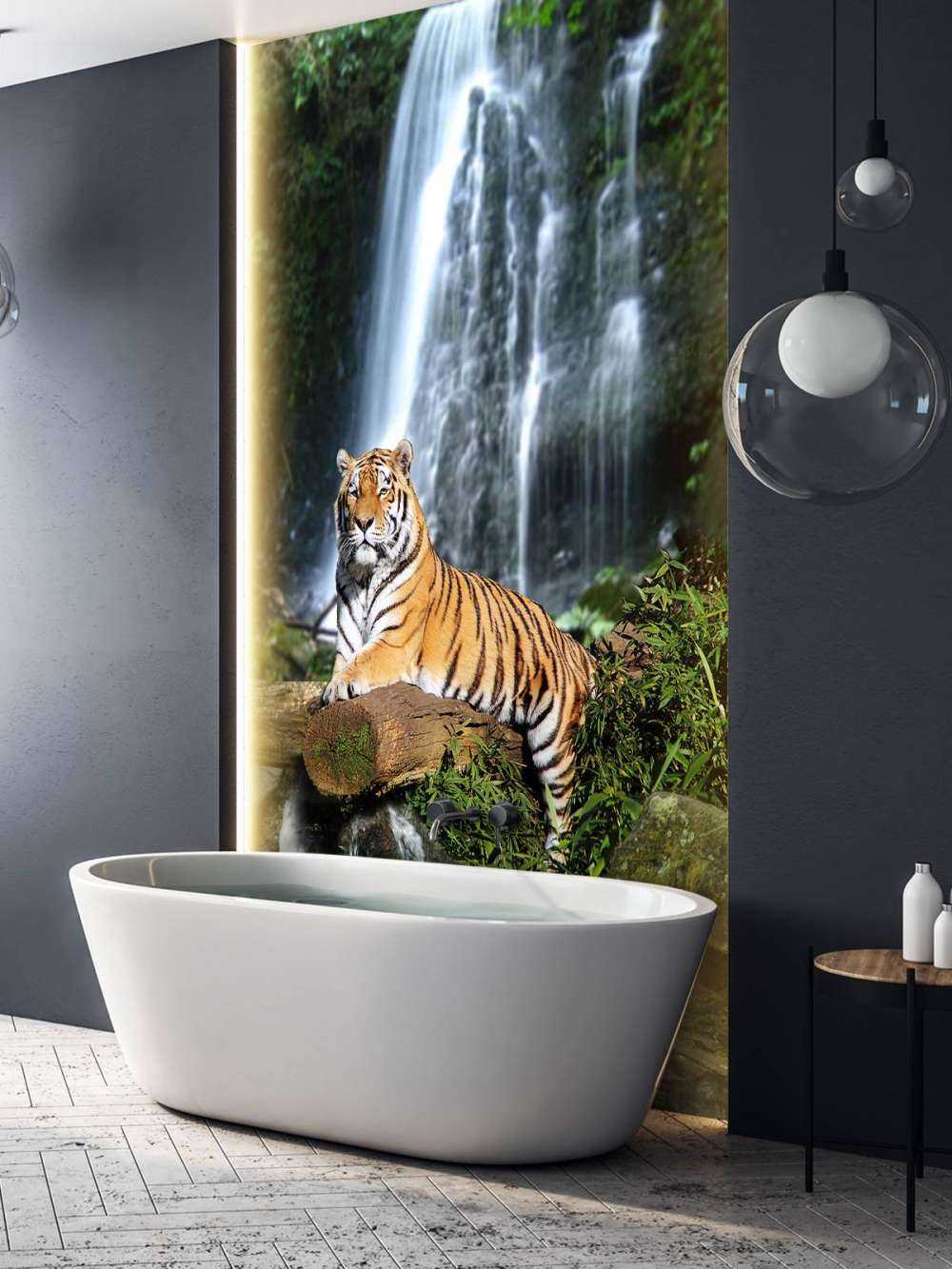 Tiger in the jungle