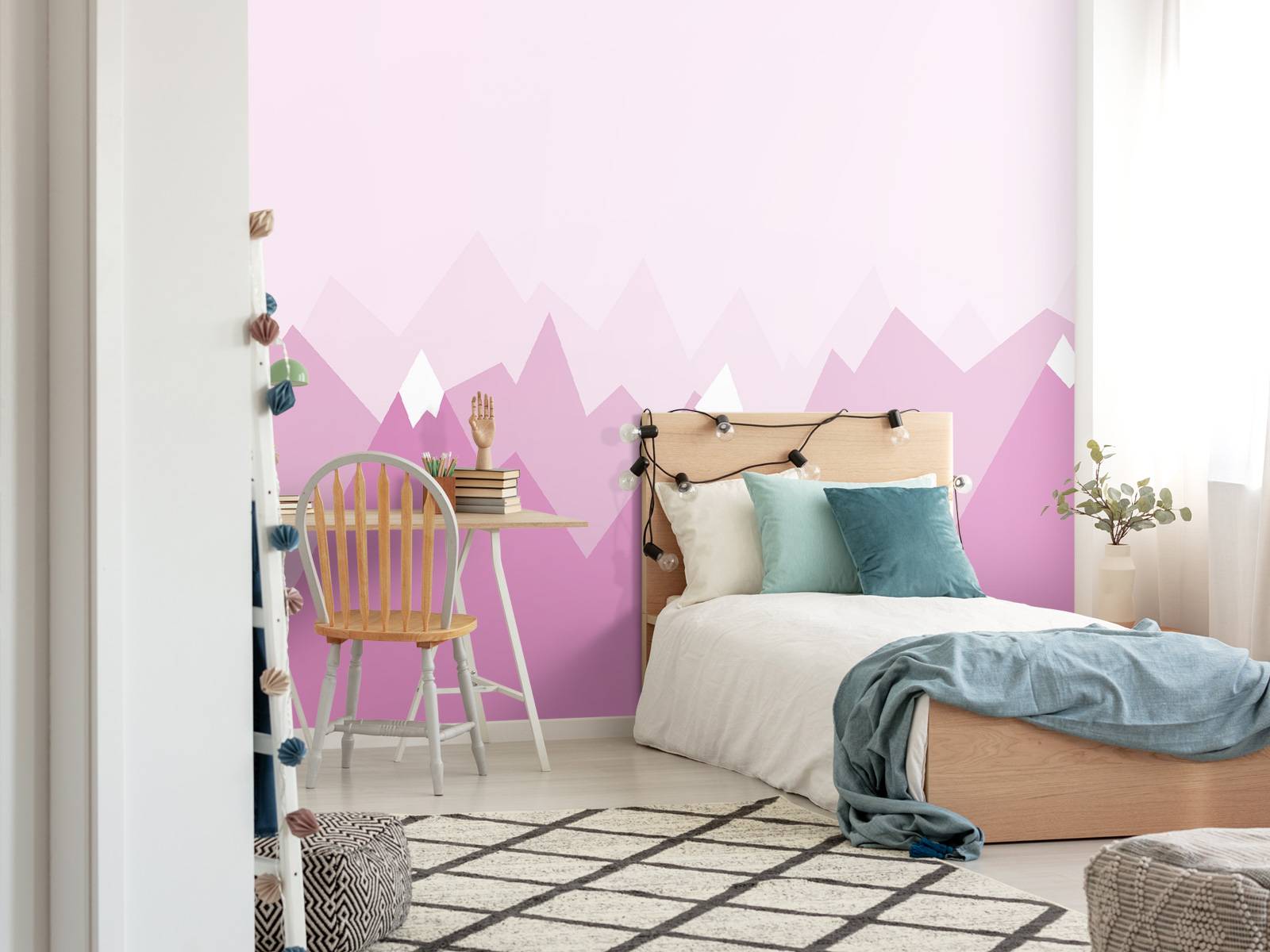 Pink mountains