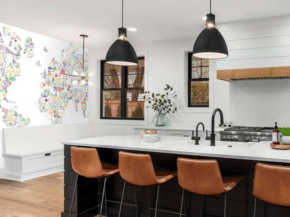 Abstracte wereldkaart