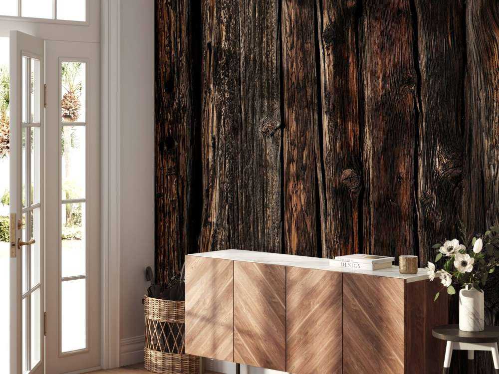 Dark old wood