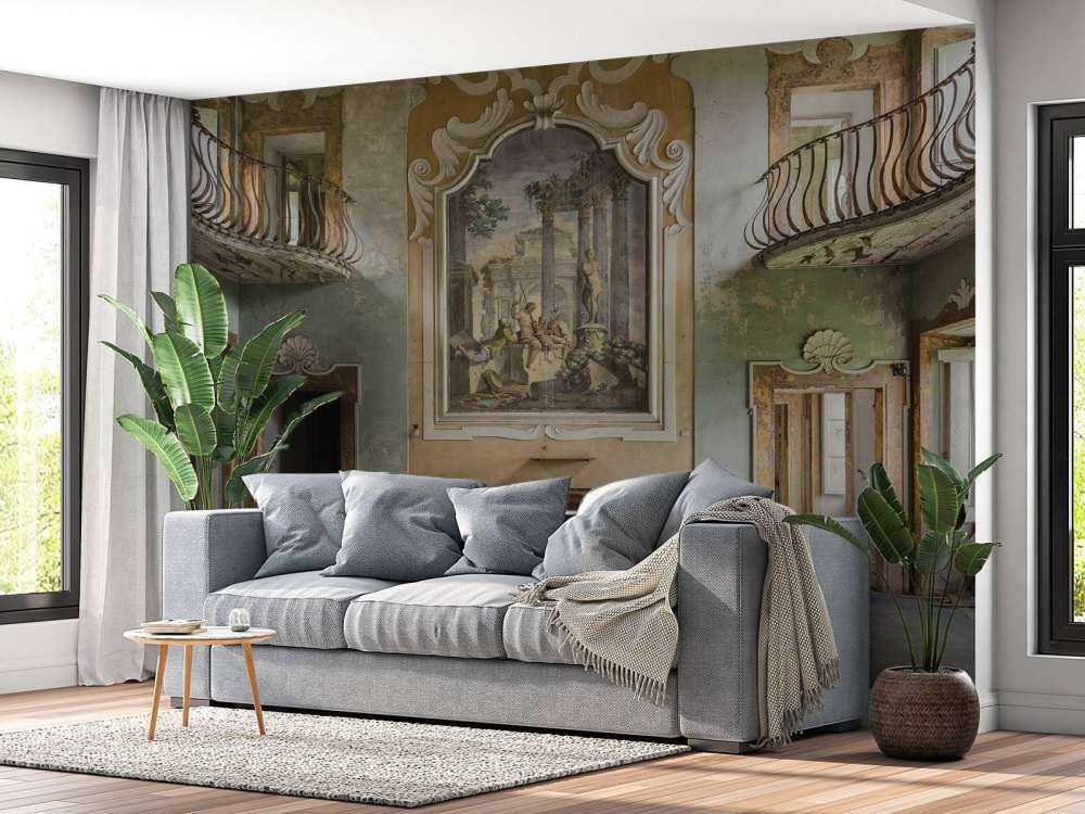 Prachtige ruimte in een verlaten gebouw