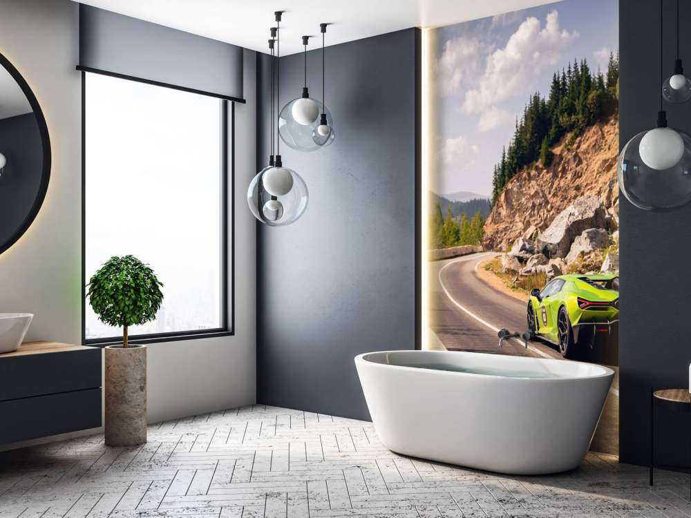 Lamborghini Revuelto in the Mountains